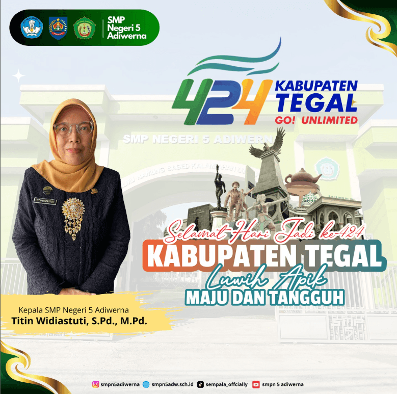 Selamat Hari Jadi ke- 424 Kabupaten Tegal